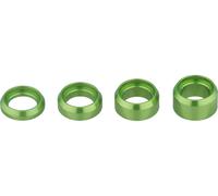 OneUp Components Set de espaciadores Axle R Shims Spacer Set verde one_size
