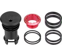 OneUp Components Tapa de juego de dirección EDC Top Cap rojo 1 1/8"
