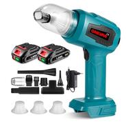 ONEVAN Aspiradora de Mano inalámbrica 4 en 1 con soplador de Polvo, miniaspiradora de 5000 Pa con 3 filtros HEPA para Coche, hogar, Cocina y Pelo de Mascotas. Incluye 2 baterías de 1500 mAh