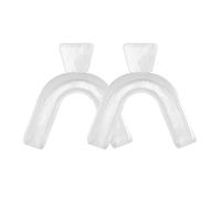 ONEVER 2 Unids/Set Dientes de Boca de Silicona Portátil Guardia Ayuda para el Sueño para el Bruxismo Dientes de Molienda Dental