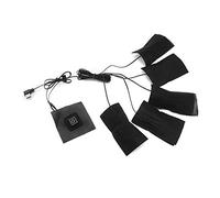 ONEVER Calentador eléctrico 5 en 1 Ropa USB Tres Engranajes de Temperatura Ajustable Calentador de Tela no Tejida de Fibra de Carbono Impermeable para Chaleco