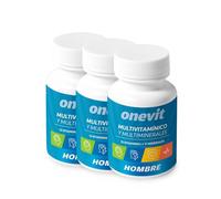 Onevit Multivitamínico Hombre - 135 cápsulas (3x45) - 13 vitaminas+10 minerales. Una cápsula al día