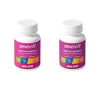 Onevit Multivitamínico Mujer - 45 cápsulas vegetales - 13 vitaminas+11 minerales (Paquete de 2)