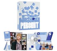 ONEW - The 2nd Album [PERCENT] (Photobook - 99% Ver.) Outbox + CD-R + Standing Postcard + Eight Codes Card + Sticker Pack + Folded Poster + 2 Extra Photocards