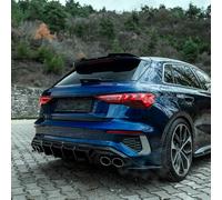 Oneway Difusor Trasero Compatible con Audi A3 8Y S-Line/S3 Sedan/Sportback 2020- - Negro Brillante