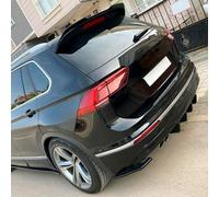 Oneway Difusor Trasero Compatible con Volkswagen Tiguan II Standard/R-Line 2016-2020 - Negro Brillante