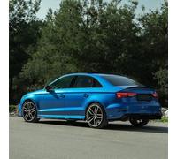 Oneway Difusores Laterales Traseros compatibles con Audi S3 8V Sedan 2013-2016 - Versión 2 - Negro Brillante