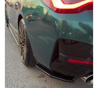 Oneway Difusores Laterales Traseros compatibles con BMW i4 G26 M-Pack 2021- - Negro Brillante