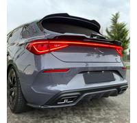 Oneway Difusores Laterales Traseros compatibles con Cupra Leon HB 2020- - Negro Brillante