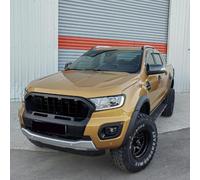 Oneway - Juego de extensores de guardabarros compatibles con Ford Ranger T6/T7 2012-2019 (con cinta adhesiva), color negro mate