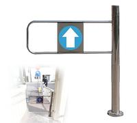 OneWay - Puerta de acceso mecánica para empleados, cierre automático, izquierda/derecha, sin reentrada, para reurantes y hospitales, entrada segura