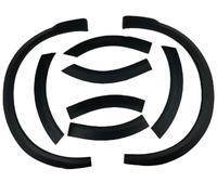 Moldura de protección para pasos de rueda compatible con T6 1 2019 a 2022 8 TLG con ABE TÜV