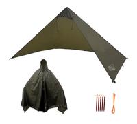 Onewind Refugio ultraligero, tienda de campaña solitaria de supervivencia de emergencia, refugio Buschcraft, tienda de campaña resistente a la lluvia y al viento para camping, senderismo y mochileros,