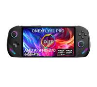 Onexfly F1 PRO (AMD Ryzen AI 9 HX 370-64GB+4TB) 7 Inches OLED Handheld PC Video Game Console OneXPlayer OneXFly F1 PRO Portable Win 11 Home OS Laptop 1920X1080 Mini Pocket Tablet PC Black