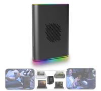 ONEXGPU 2 eGPU Dock: Soporte Oculink, AMD Radeon RX 7800M, 12GB GDDR6, Cargador 330W, USB-C 4.0, Pantalla Triple Monitor, Gaming 4K - eGPU Portátil