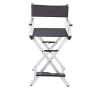 ONFSZCKB Silla de maquillaje portátil de aluminio, silla de director plegable ligera para profesionales de la belleza, diseño compacto y plegable para esteticistas en movimiento