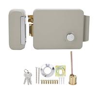 Ong Cerradura de Puerta, Cerradura Eléctrica de Instalación Inversa Izquierda, para Puertas de Madera y Hierro