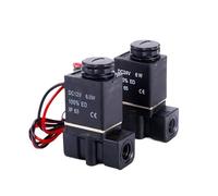 ONGCPQPEO 2P025 Cuerpo de válvula de plástico de ingeniería de solenoide eléctrico neumático de 2 vías Normalmente Cerrado AC220V DC12V DC24V 1 Uds(2P025-06 AC220V)