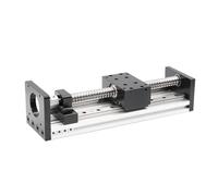 ONGCPQPEO GX80 Tornillo de recirculación de bolas 100-300 mm Módulo de guía lineal con guía lineal de deslizamiento eléctrico con perfil de aluminio de doble línea (1605,250 mm)