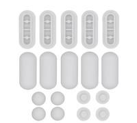 ONGNIUU 12 Piezas Topes para Asiento de Inodoro - Amortiguadores Silenciosos ABS para Tapa y Asiento, Kit Universal para Hogar, Hotel y Oficina (Blanco)