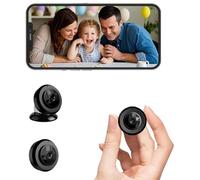 ONGNIUU Cámara Espía WiFi 1080P Camara Vigilancia Interior y Exterior con Visión Nocturna, Detección de Movimiento, Grabación en Bucle, Micro SD 32GB, para Casa/Oficina/Coche, Sin Cables