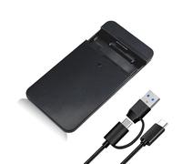 ONGNIUU Carcasa Disco Duro Externo 2.5" USB-C 5Gbps para HDD y SSD SATA III, Soporta UASP, Carcasa Disco Duro Compatible con 7mm y 9.5mm, No Necesita Herramientas, Plug & Play