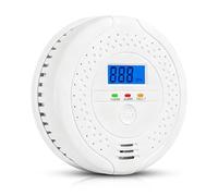 ONGNIUU Detector de Monóxido de Carbono, Detector de CO, Pantalla LCD Digital, Alarma de 85 dB, Detector CO con Batería Reemplazable, Portátil para Hogar, Caravana, Viajes