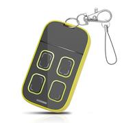 ONGNIUU Mando a Distancia Garaje,Portal de 280-868 MHz 4 en 1 Rolling Código Universal Multifrecuencia para Puertas de Garaje, Puertas Eléctricas, Puertas Correderas-Amarillo