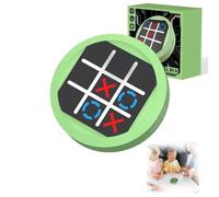 ONGNIUU Tres en Raya Electrónico - Tic TAC Toe Electrónico 4 en 1, Juegos de Viaje Portátiles, Entrenamiento Educativo de Memoria Tic-TAC Toe, Juego Familiar Regalos Educativos para Niños