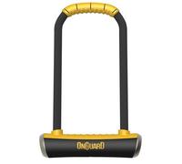 Onguard Antirrobo U Pitbull LS - Candado de Seguridad con Bloqueo Cilindro-Z, Acero Reforzado y Doble Revestimiento de Goma