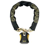 ONGUARD Beast Cadena con candado, Unisex Adulto, Negro, 180 x 3 x 4 cm