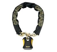 ONGUARD Beast Cadena con candado, Unisex Adulto, Negro, 180 x 3 x 4 cm