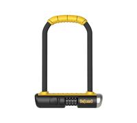 ONGUARD Combo STD Candado en U para Bicicleta, Hombres, Negro, Amarillo, 4.5x9-Inch