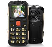 Onherm Teléfono Móvil para Personas Mayores, Bateria 2800mAH, 2G Dual SIM, Teclas Grandes, Pantalla 2,4" LCD, Volumen Alto, con Botón SOS y Linterna (Negro)