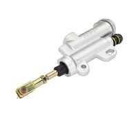 onhyuxng Bomba de Cilindro Maestro de Freno hidráulico Trasero de Motocicleta for Kayo T2 T4 T6 K2 K6 Bosuer BSE M4 M2 K5 Nc250 250cc ATV Dirt Bike (Rojo)(Silver)