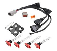 onhyuxng Kit de arnés de conversión de Paquetes de bobinas de Encendido 1,8 T a 2,0 T FSI R8 y ICM Compatible con A4 VW/Passat B5 Golf Jetta 1.8L Turbo