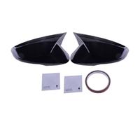 onhyuxng Piezas de Repuesto 1 par de Cubierta de Espejo retrovisor de Coche Negro Brillante for Veloster 2012 2013 2014 2015 2016 2017 plástico ABS fácil de reemplazar