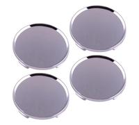 onhyuxng Piezas de Repuesto 4 unids/Set 63 mm Universal Cubo de Rueda de Coche Tapa Central neumático llanta Cromo ABS Cubierta Protector fácil de reemplazar