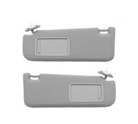 onhyuxng Visera Parasol for Coche, Color Gris y Beige, Lado Izquierdo Derecho, Lado del Conductor, Lado del Pasajero, Compatible con Camry 2012 2013 2014 2015 2016 2017 (un par de Grises) Zhanglin666