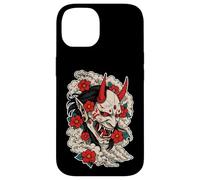 Oni Demonio Flores Japón Tatu Carcasa para iPhone 14