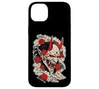 Oni Demonio Flores Japón Tatu Carcasa para iPhone 14 Plus