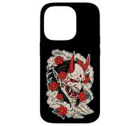 Oni Demonio Flores Japón Tatu Carcasa para iPhone 14 Pro