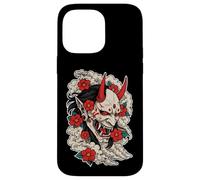 Oni Demonio Flores Japón Tatu Carcasa para iPhone 14 Pro Max