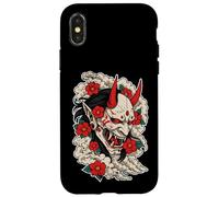 Oni Demonio Flores Japón Tatu Carcasa para iPhone X/XS