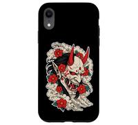 Oni Demonio Flores Japón Tatu Carcasa para iPhone XR