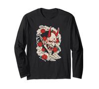 Oni Demonio Flores Japón Tatu Manga Larga