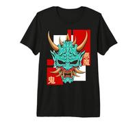 Oni Demonio - Ogro - Yokai - Mitología Japonesa Camiseta Premium