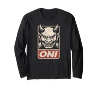 Oni Máscara de Diablo Japonés Anime Manga Otaku Japón Souvenir Manga Larga