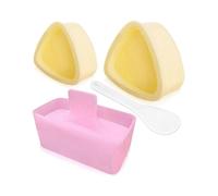 Onigiri Mold, 3 Pack Rice Mold Musubi Maker Kit, Maker Press, Classic Triangle Rice Ball Maker Sushi Mold