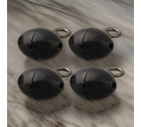 Oniissy 10/20/50/100 cuentas giratorias de polea para aparejos de terminal de pesca, compatible con deslizador de aparejo de cremallera y configuración de zig, giratorios de 8 x 5 mm para carpa y mar